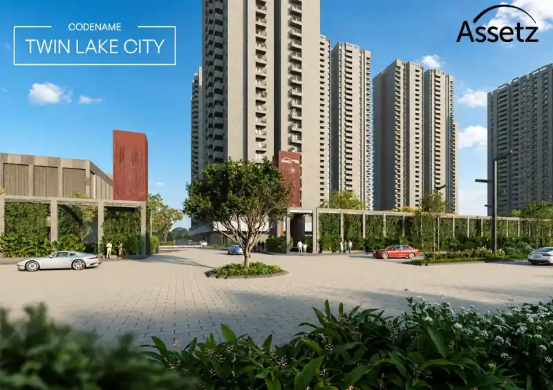 Exterior render of Assetz Codename Twin Lake City