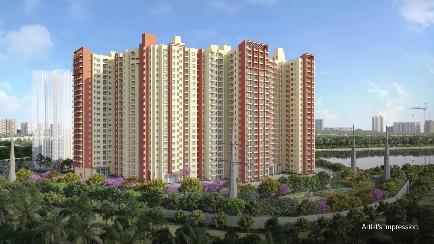 render of Brigade Lakecrest, KR Puram