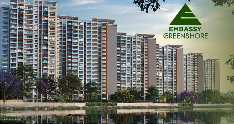 Exterior render of Embassy Greenshore Apartments
