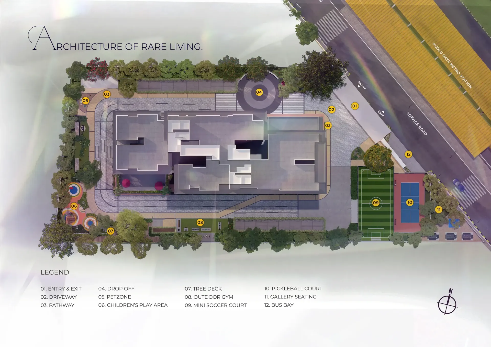 masterplan of Purva Heritage, Kudlu Gate, Hosur Road