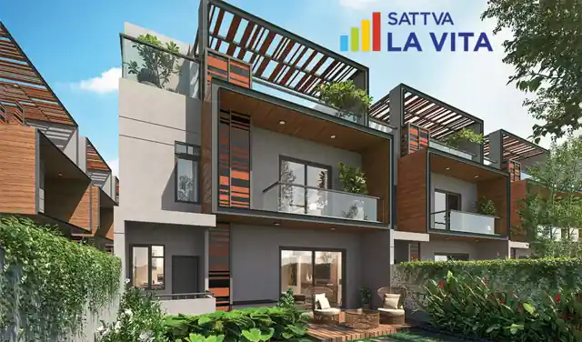 Exterior render of Sattva La Vita, Off Hennur Road