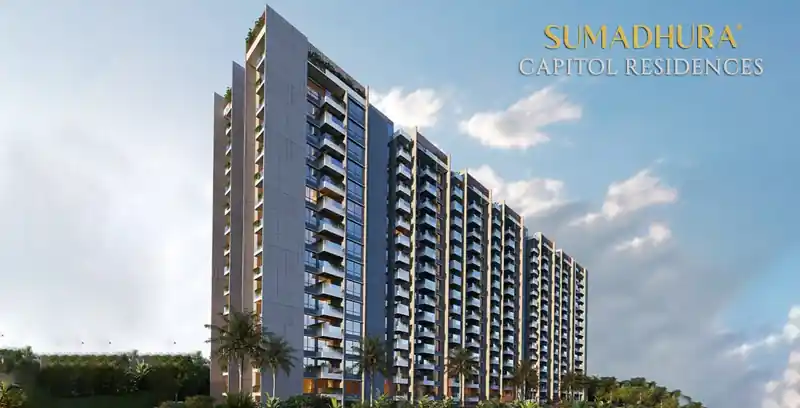 Exterior render of Sumadhura Capitol Residences