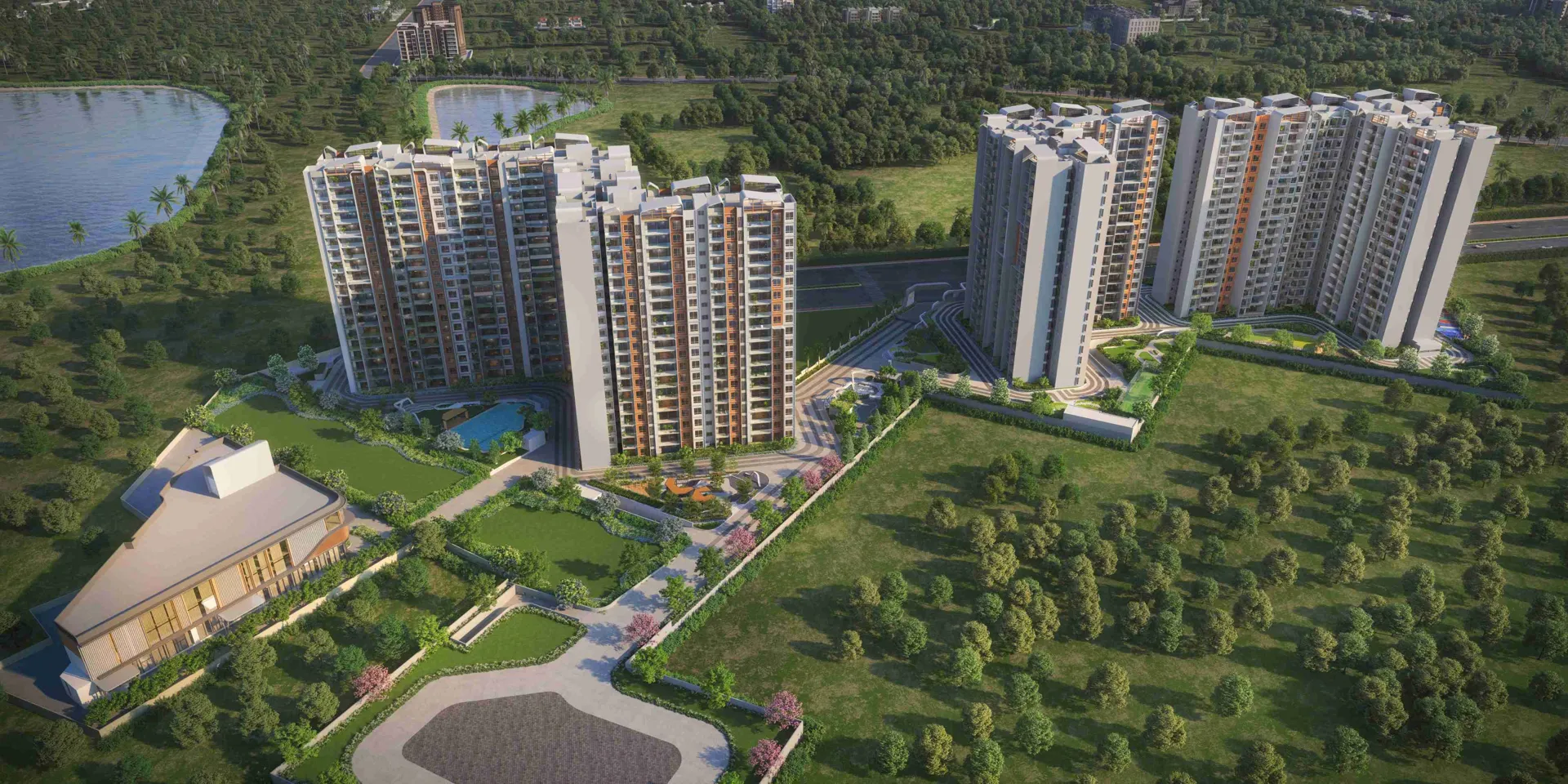 render of Sumadhura Elysium, Panathur / Bhoganahalli