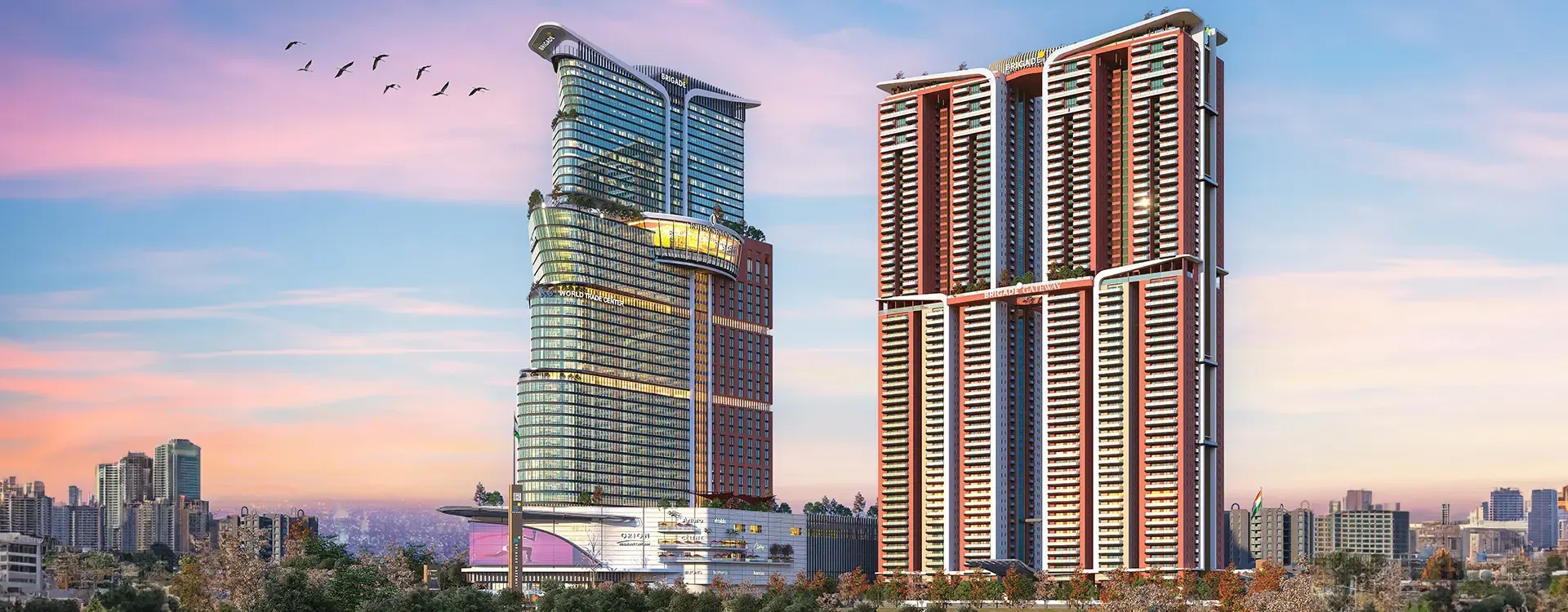 render of Brigade Gateway Neopolis, Kokapet