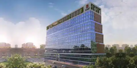 Exterior render of Mahaveer Gateway