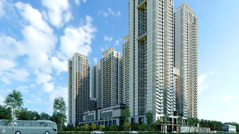 render of Prestige Clairemont, Kokapet