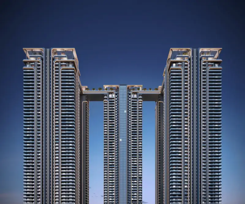 render of The Cascades Neopolis, Kokapet