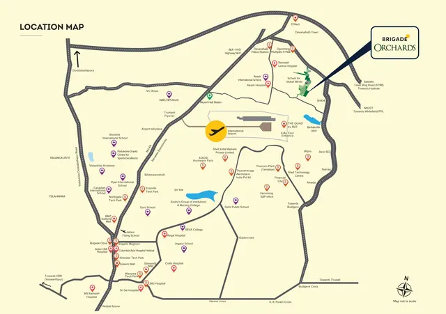 Brigade Fairmont at Brigade Orchards in Devanahalli