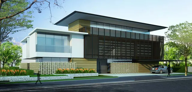 Embassy Boulevard in Yelahanka