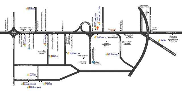 Sattva Vasanta Cove in Whitefield