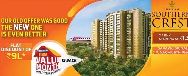 Shriram Southern Crest in JP Nagar