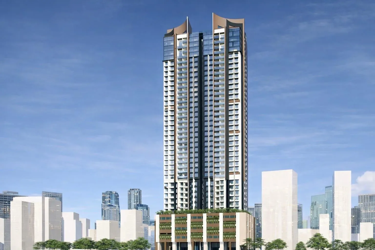 Hrub Bayline Residences in Mahim, view 2